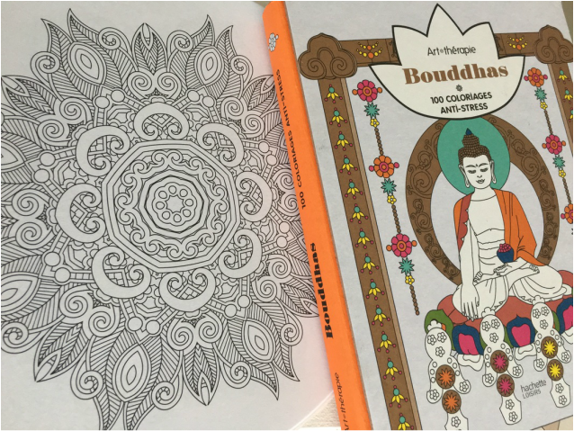 Adult coloring books purchased at Cook and Book